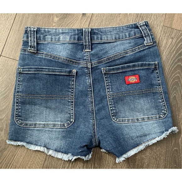 Dickies Distressed Denim Shorts Women’s Size 25 (26” Waist) - Picture 1 of 3